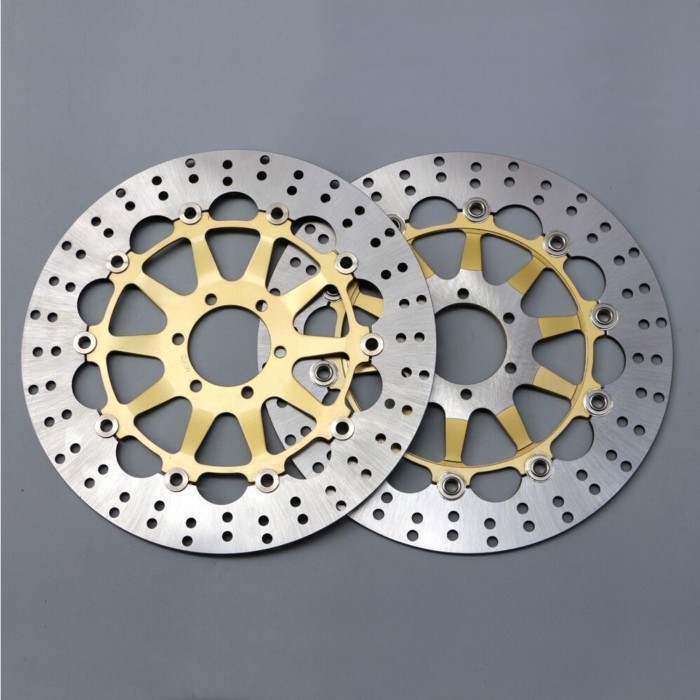 A Pair Front Brake Disc Rotors Fit For Ducati Supersport 750 800SS 900SS 1000SS 1000 DS