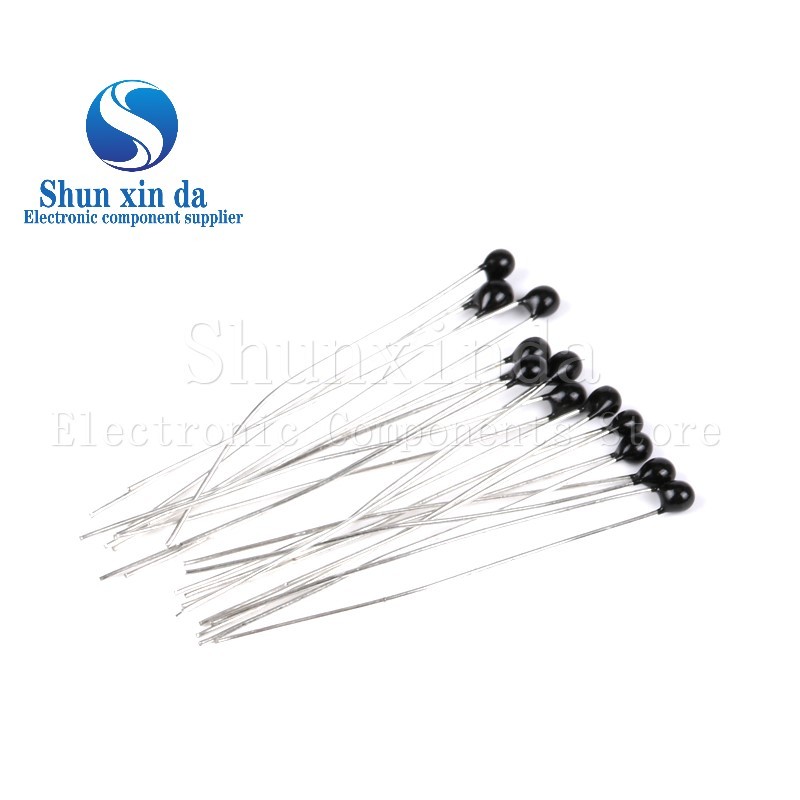 20PCS NTC Thermistor ตัวต้านทานความร้อน MF52 MF52AT 5% 1K 2K 3K 4.7K 5K 20K 47K 10K 50K 100K Ohm RB 3950