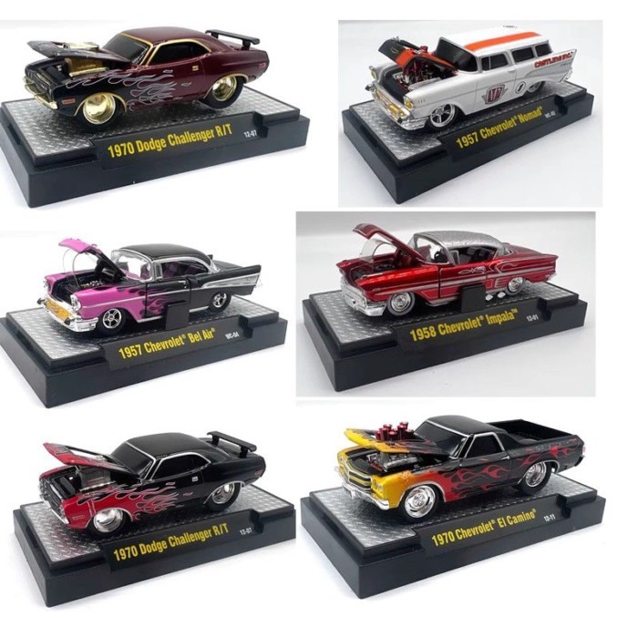 M2 Cola Series Dodge Chevrolet Ford Plymouth Muscle Car Classic Car Alloy Small Car Model Jewelry