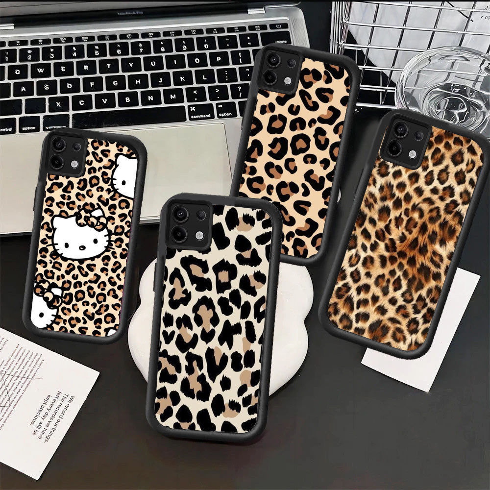 WA28 เสือดาวพิมพ์ปลอกสําหรับ Hp ชุบ Infinix Smart Note 40 5 6 8 Ram2 7 Ram3 Plus Pro 5G วัสดุ TPU