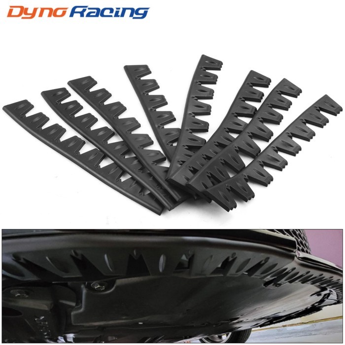 Car Front Bumper Bottom Anti-Scratch Strip Scrape Guard Skid Plate Bumper Protection Anti collision