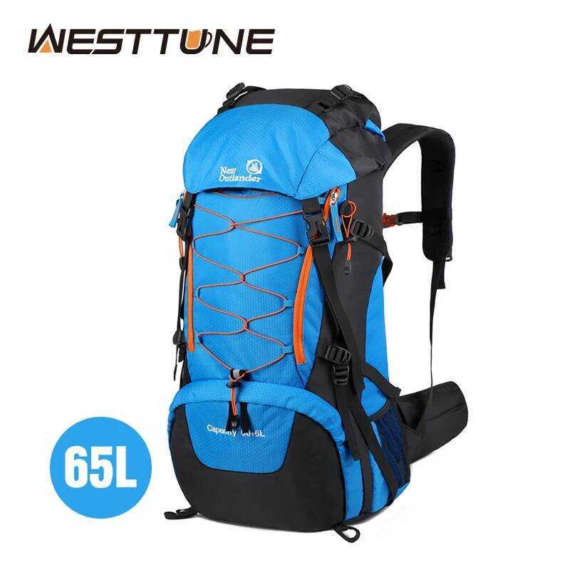 C WESTTUNE Waterproof Climbing Backpack 65L Outdoor Sports Big Capacity Travel Backpack Camping Hik