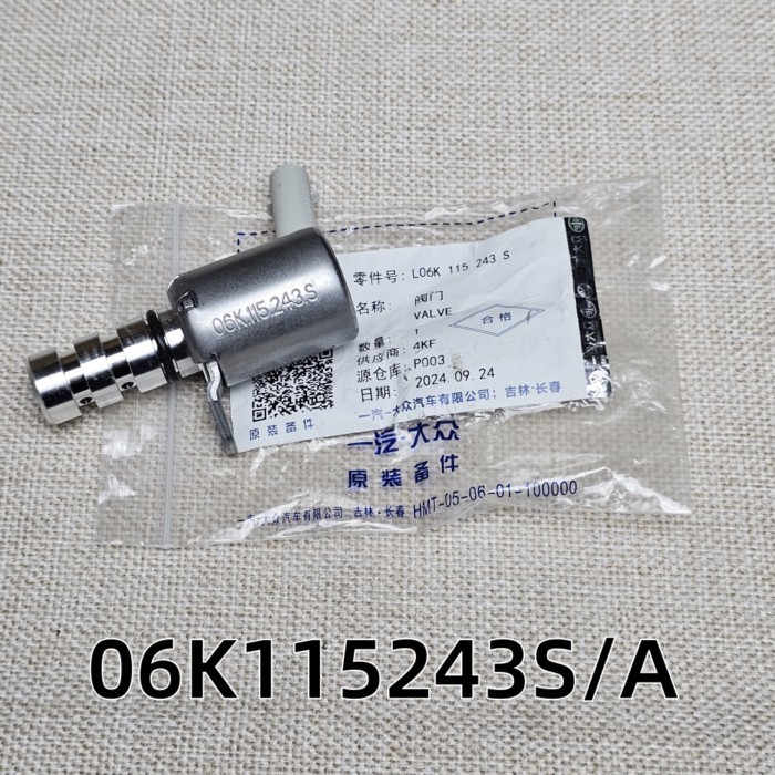 06K115243A VVT Oil Pressure Valve For Audi A1 1.8 TFSI A3 A7 Q5 Q8 VW Beetle Jetta Passat Skoda Oct