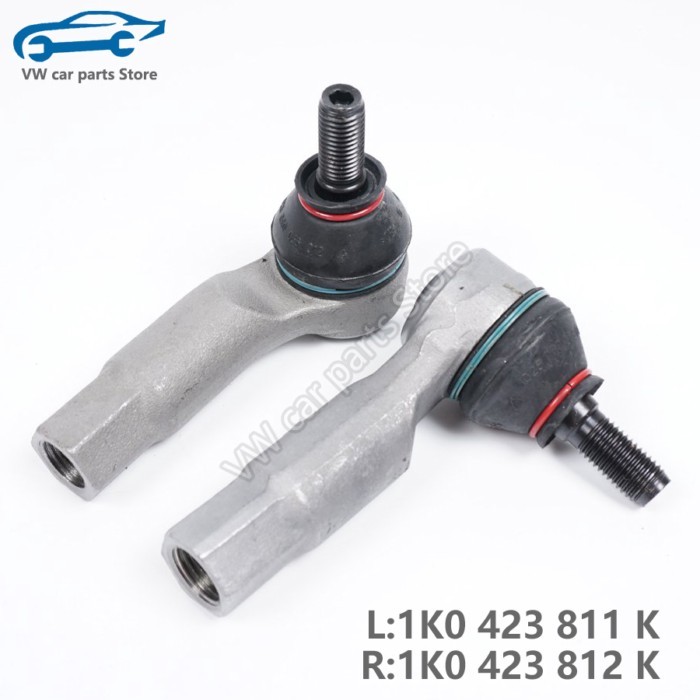 2PCS 1K0423811J 1K0423812J Steering gear Tie Rod BallJoint For PQ35 VW Golf MK6 GTI Tiguan Touran P