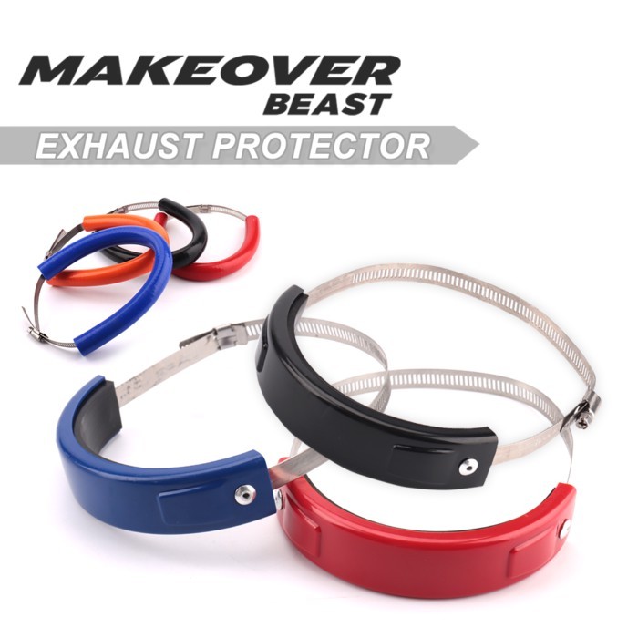 Dirt Bike Exhaust Muffler Silencer Protector Guard Fit For Motorcycle Accessories Silicone Guard An