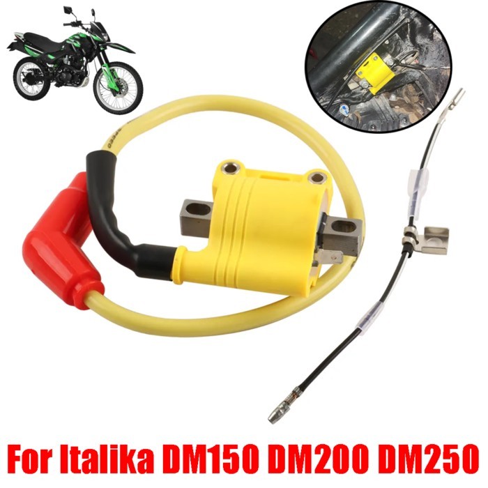 Motorcycle Accessories Racing Coil Ignition Coil Moto Parts For Italika DM150 DM200 DM250 DM 150 DM