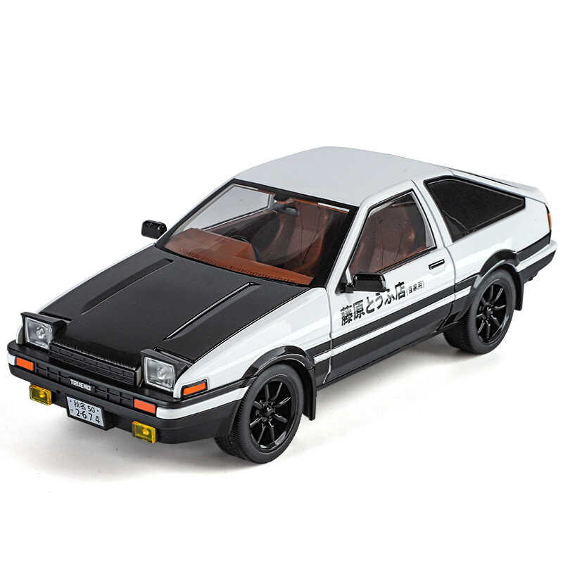 1: 18AE86 Initial D รถรุ่นเต้าหู้คอลเลกชันภายในรถยนต์เครื่องประดับ Cafe ตกแต่งชุดการจัดส่ง