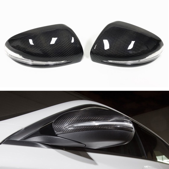 Mirror Cover For Mercedes Benz C E S GLC Class W205 X205 W238 W222 W213 C63 S63 E63 2014+ Replaceme