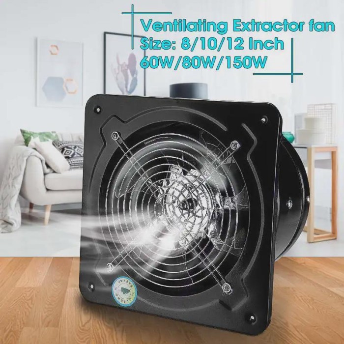 8/10/12/14/16inch Metal Booster Fan Extractor Exhaust fan Intake Ventilation Window Pipe Fan for Ba