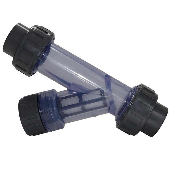 1Pcs Y filter UPVC Water Pipe  Plastic Filter DN20/25/32 Pipe Connectors Garden Irrigation Filter S