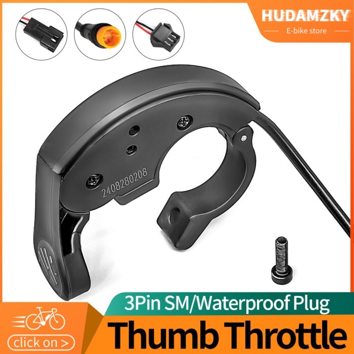 Ebike Thumb Throttle Quick Disassembly fit Left/Right Hand Finger YH-001 Throttle for 24V/36V/48V E