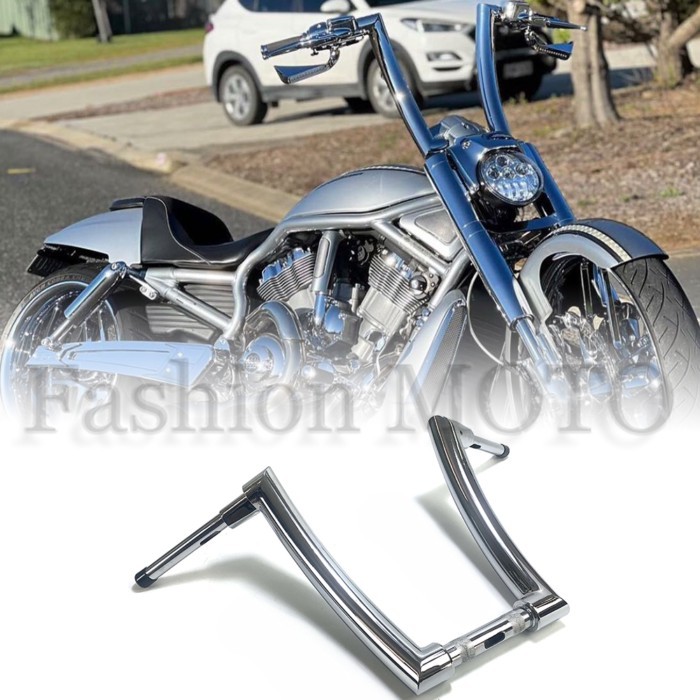 Motorcycle 51mm 2 inch to 1 inch custom handlebars 10" 12" 14" 16" Rise for Harley NIGHT ROD SPECIA
