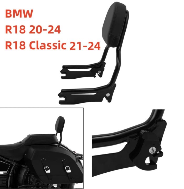 For BMW R18 Motorcycle DS Mini Detachable Sissy Bar Passenger Backrest For BMW R18 20-24 R18 Classi