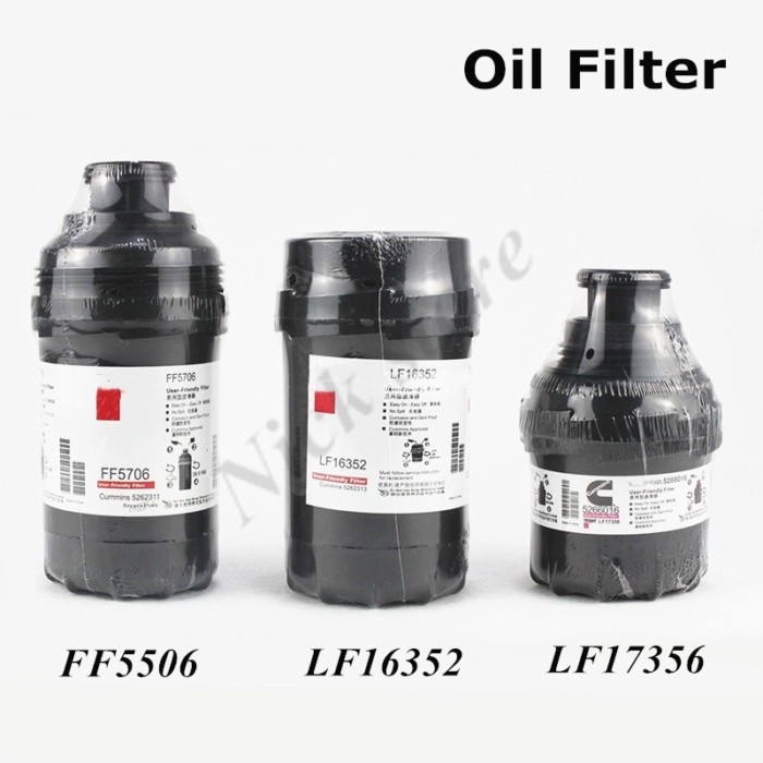 Brand New Oil Filter FF5706 LF16352 LF17356 For Foton Cummins ISF3.8 ISF2.8 Diesel Filter