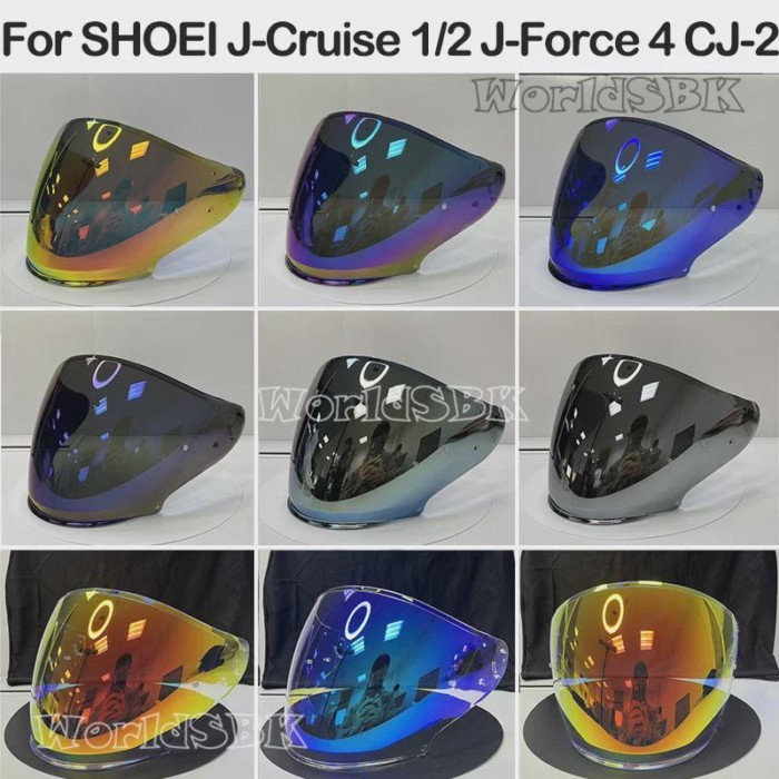 Helmet Visor for SHOEI J-Cruise 1 J-Cruise 2 J-Force 4 CJ-2 Motorcycle Helmet Lens Open Face Shield
