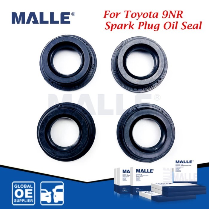 Engine Spark Plug Oil Seal For Toyota Corolla ZRE18 Ralink E18 Levin 1.2T 9NR Auto Parts Car Access