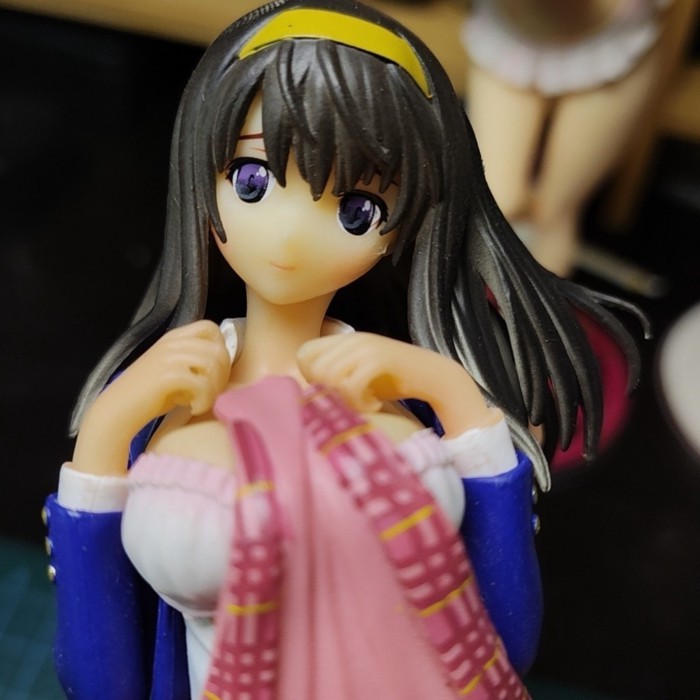 ♞,♘OK Bandage Girl Garden Jixiang เครื่องประดับแชสซีที่สวยงามสองมิติทํามือ