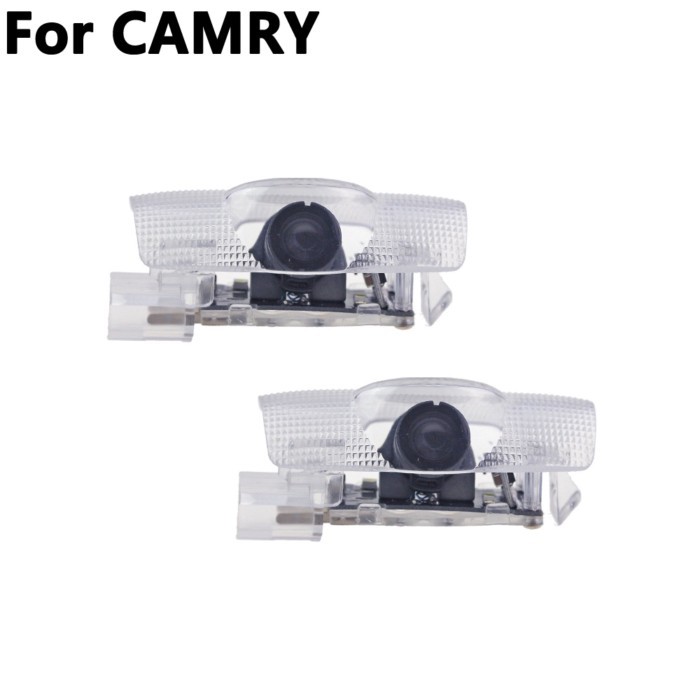 LED Welcome Light Door Logo Projector Ghost Shadow Lamps Car Accessories For Toyota Camry 2006-2021