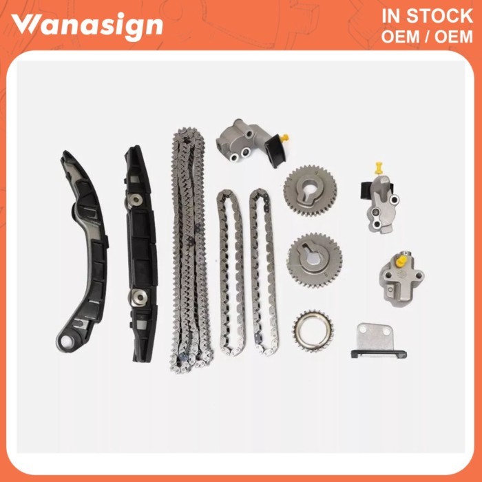 Engine Timing Chain Kit Fit 3.7 L For Nissan 370Z Infiniti FX37 G37 M37 Q40 Q70 Q60 QX50 G37 3.7 V6