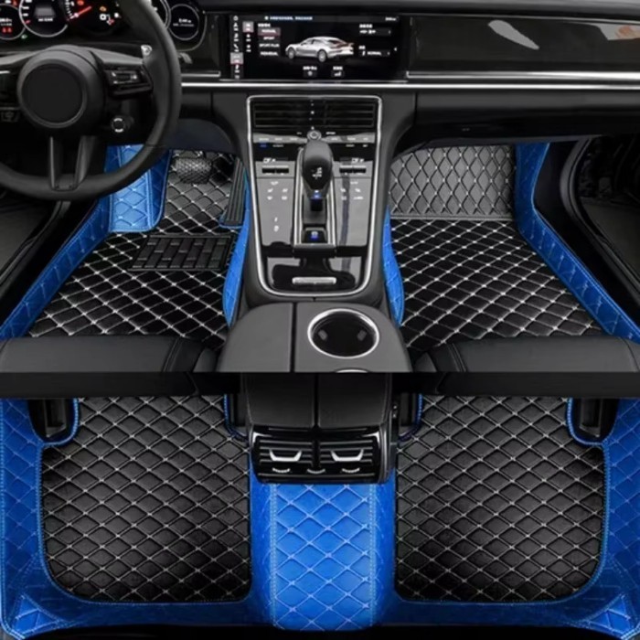 Splicing Color Car Floor Mat for Volkswagen Vw Passat B5 2003-2007 B6 B7 B8 Passat C42 2019-2023 In