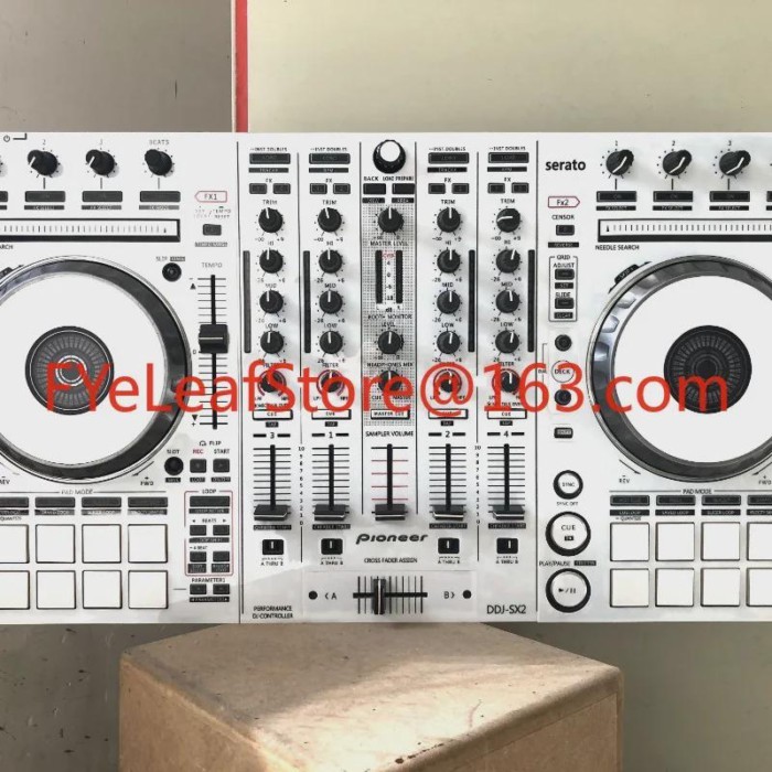 DDJ SX2 sticker skins controller PC protective sticker skin brushed silver