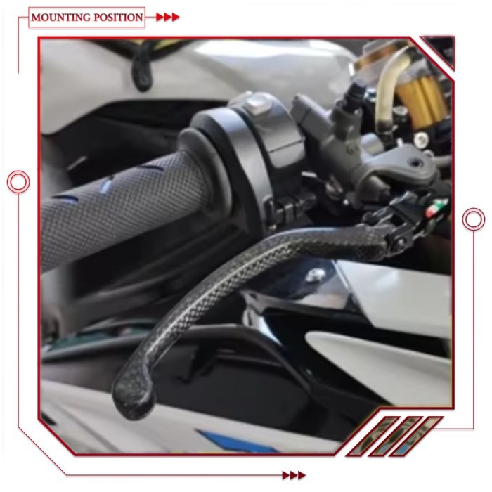 Left Right Carbon Fiber Brake Clutch HandleBar Lever For RCS 15 16 17 19 RCS14 RCS15 RCS16 RCS17 RC