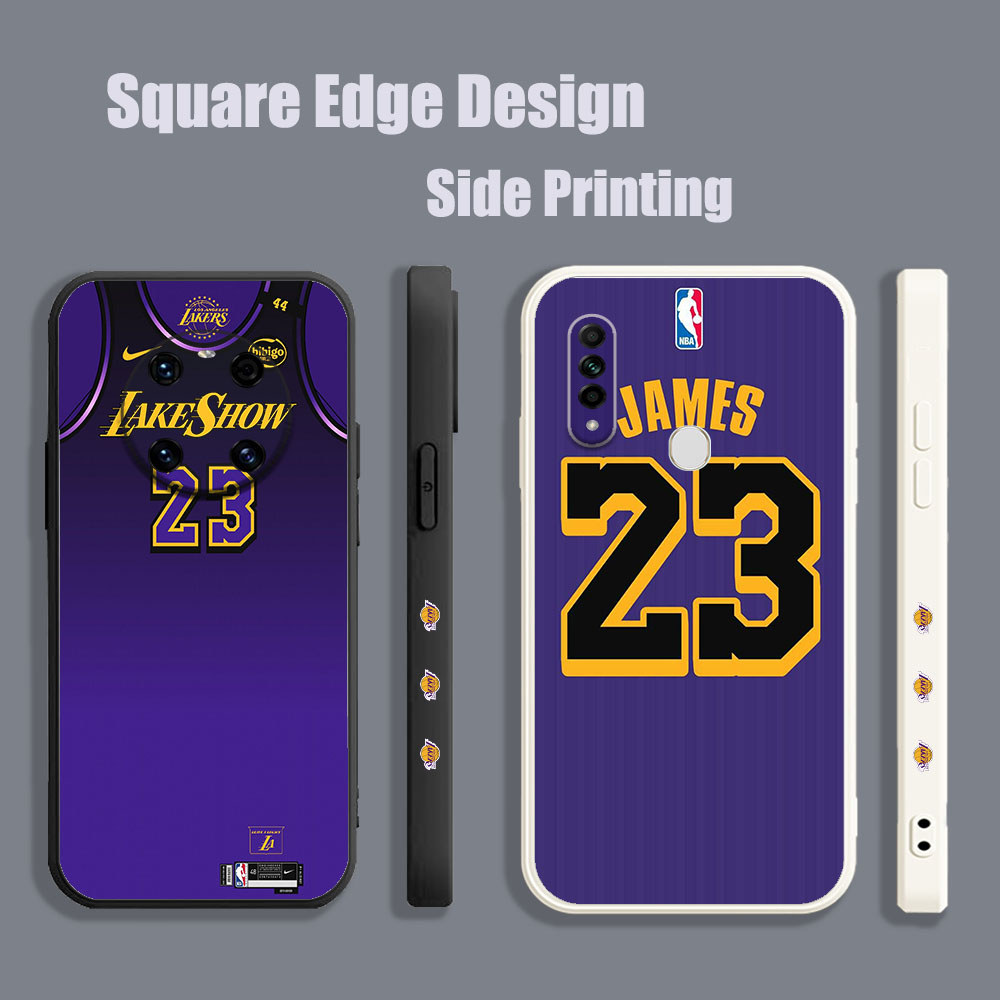 สําหรับ OPPO A3S/A5 A5S/A7 A12 A15/A15S A16S A12E A39/A57 Reno 5 A54 Lebron James Lakers LBJ Jersey 