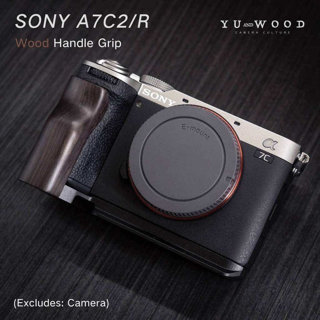 ไม้ Hand Grip Holder Quick Release แผ่น L ฐานยึดสําหรับ Sony A7Cii A7CR A7C2 อลูมิเนียม Baseplate คุ