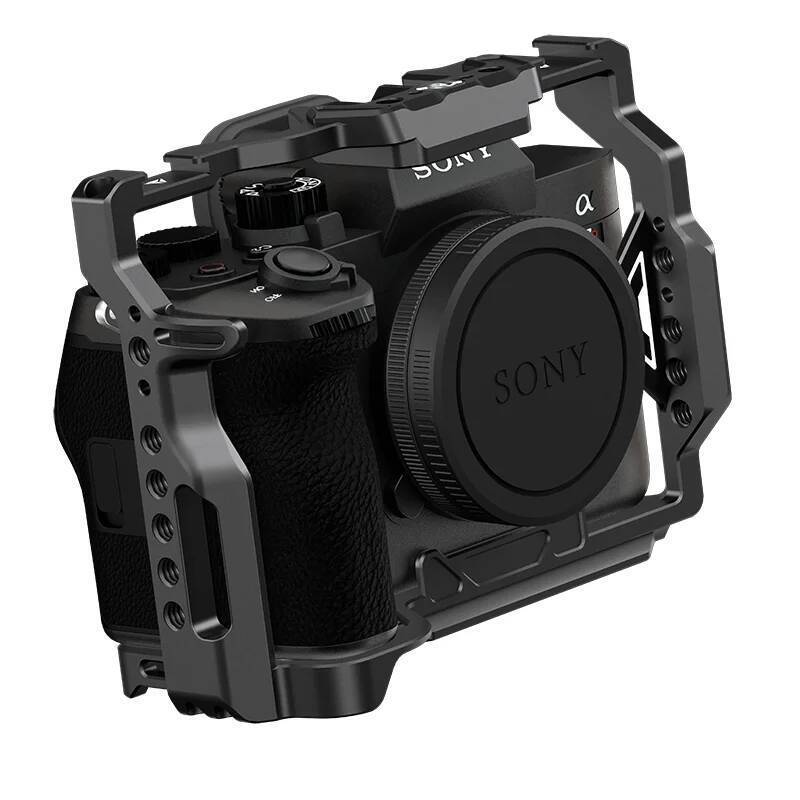 VLOGMAGIC กรงกล้องอะลูมิเนียมฟอร์มสําหรับ Sony a7 V/ a7 IV / a7S III / a7R V