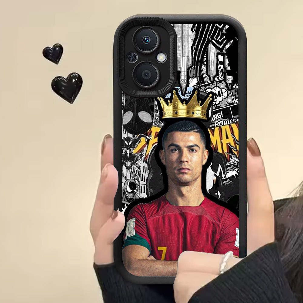 R20 King_Ro_naldo_CR7 ปลอกซิลิโคนสําหรับ OPPO Reno 8Z 7Z 8 7 Lite 5G