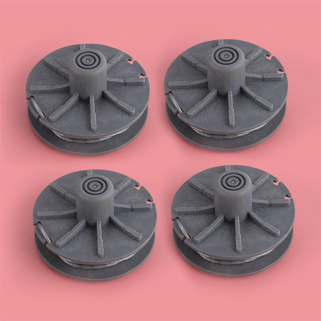 4 ชิ้นเครื่องตัดหญ้าสาย Spool เปลี่ยน Fit สําหรับ Gardena 5307-20 Easycut 400