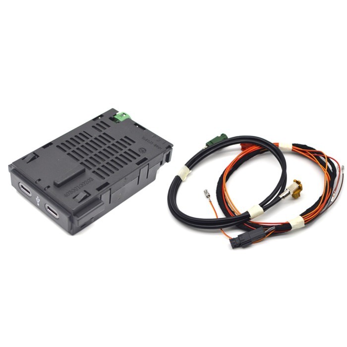 2GD035736 for ID6 Jetta 2019-2024 T-Roc 2018-2024 Carplay Switch with Cable Front Row Dual USB-C Ca