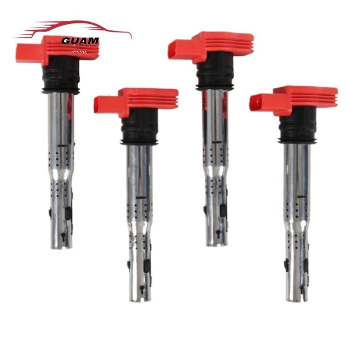 06E905115D 4Pcs Ignition Coil Pack  for Volkswagen Touareg Porsche Cayenne Audi A8 Q5 Q7 S5 R8 06E9