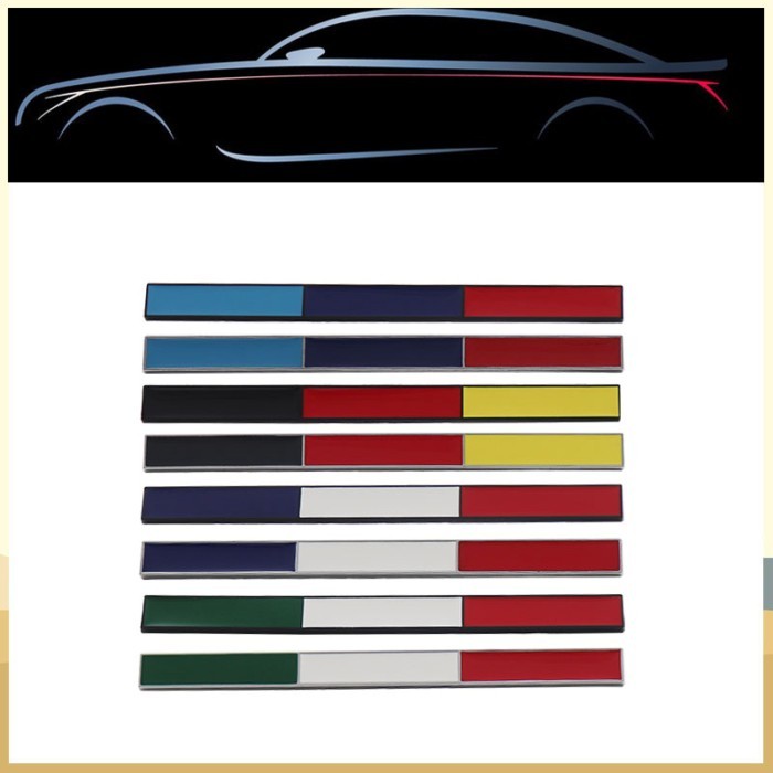 3D Car Styling Germany France Italy Flag National Flag car Fender trunk Decal Emblem Badge Sticker