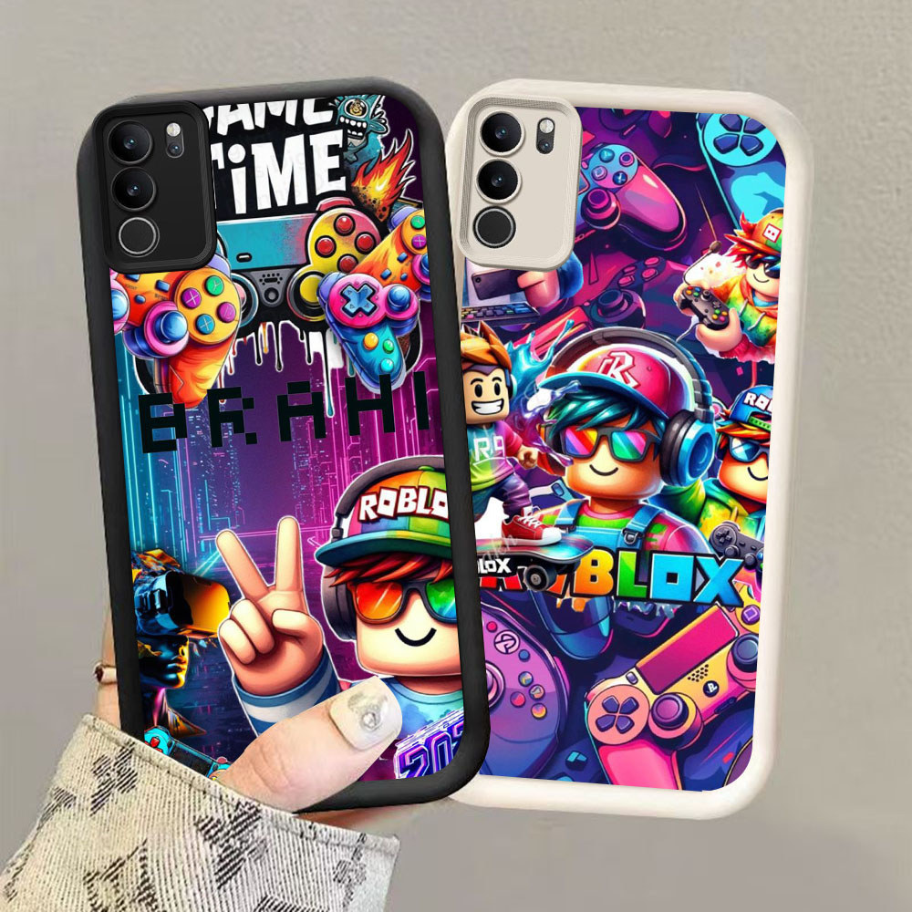 HW-27 ROBLOX เกมซิลิโคนกันกระแทกสําหรับ VIVO Y300 Y400 V50 Y200 Lite Pro Plus 5G