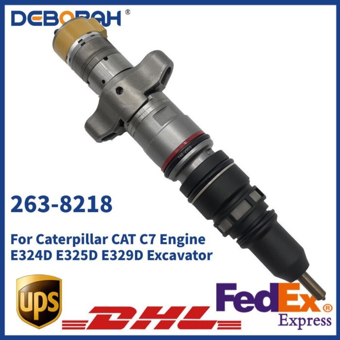 263-8218 Diesel Fuel Injector Assy for Caterpillar C7 Engine E324D 325D E329D Excavator