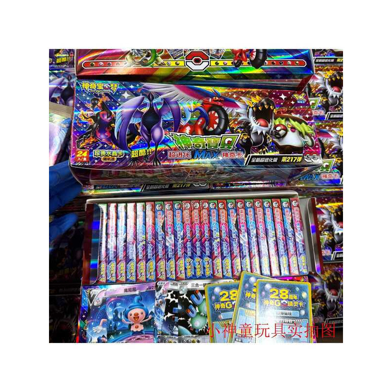 28th Anniversary Shooting Card Pack Collection Card Pokémon Elf Doll Mocha Kingdom Boys Girls Toys C