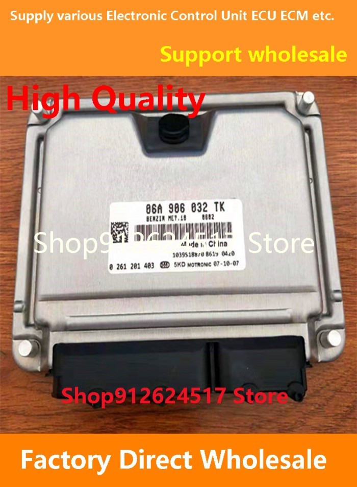 ECU ME7.5 06A906032TK 0261201403/06A906032LE 0261207747/06A906032GF 0261207369 Engine Computer Boar