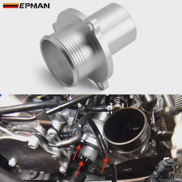EPMAN Turbo Outlet Muffler Delete For EA888 Gen 3 Engines Increased Throttle Response For VW MK7/MK