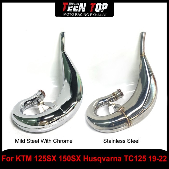 For Husqvarna TC125 Exhaust Header Motorcycle Escape Connection pipe For KTM 125SX 150SX 2019-2022