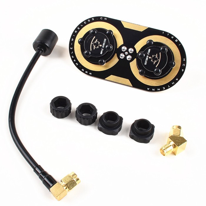 Maple Leaf Antenna 5.8GHz 11dBi Wireless Circular Polarized FPV Antenna Kit For Fatshark SKYZONE EV