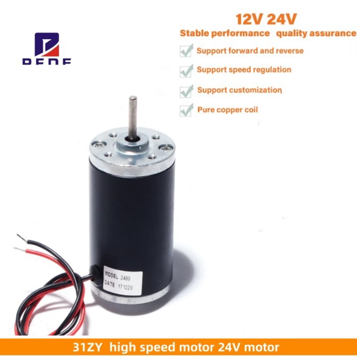 31ZY high speed motor  permanent magnet   DC motor micro high-power motor speed regulation forward