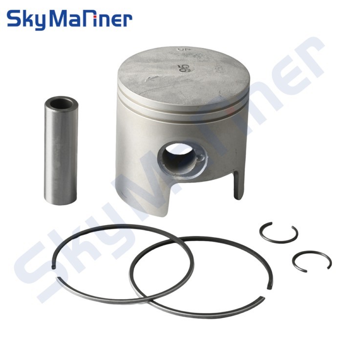 6F5-11636 Piston Set 6F5-11631+0.50mm O/s For Yamaha Outboard Engine 40HP 40J 6F5-11636-00-00 Boat