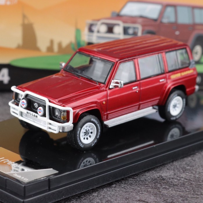 Shadow Pro 1: 64 Nissan Toro รุ่นที่ 4 Nissan Patrol Y60 รถออฟโรด SUV โมเดลรถอัลลอย