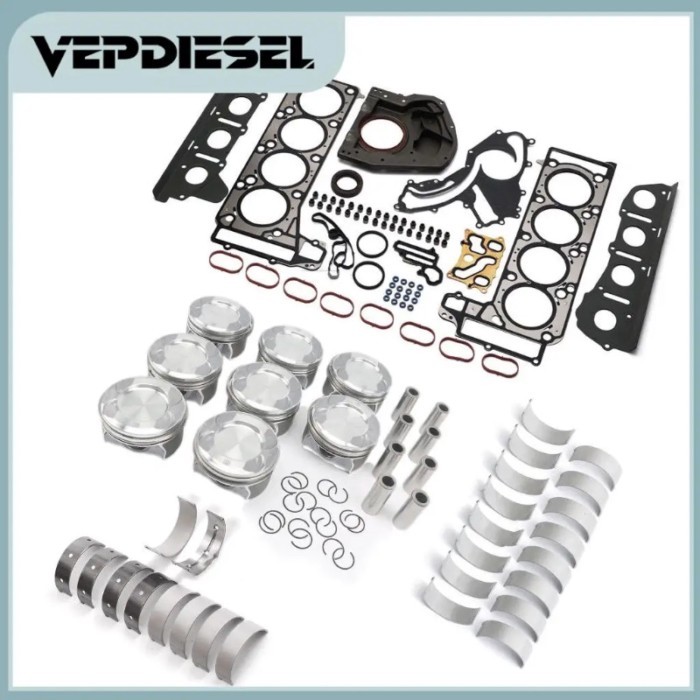 2780302317 Engine Pistons Gaskets Bearing Shells Overhaul Kit For Mercedes E550 S500 SL550 W212 W16