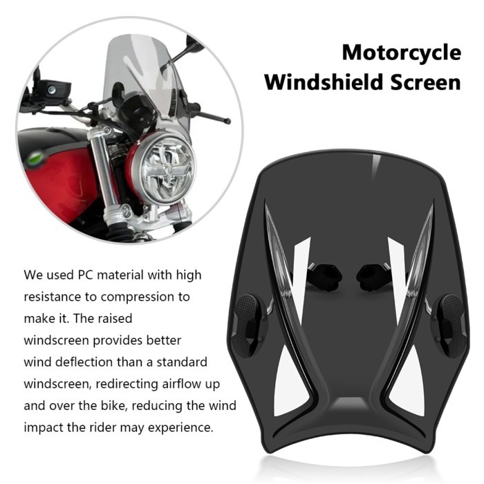 For DAX ST125 ST 125 ST DAX125 2022 2023 Wind Deflector New Universal Motorcycle Windscreen Windshi