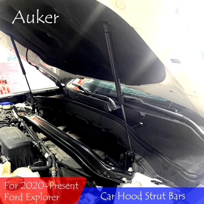 Car Hood Engine Strut Bar for Ford Explorer 2020-2023 U625 Gas Shock Buffer Lift Support Rod Stylin