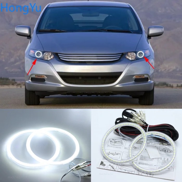 For Honda INSIGHT 2010 -  2015 Smd Led Angel Eyes kit Excellent Ultra bright illumination DRL Dayti