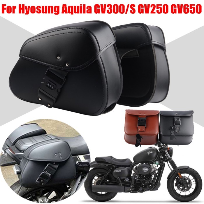 For HYOSUNG Aquila GV300 GV250 GV300S GV650 GV 300 250 300S Accessories Motorcycle Luggage Saddle B