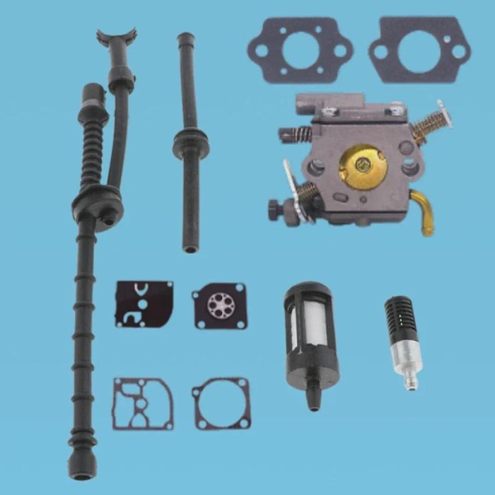 MS200T CARBURETOR Maintenance FUEL TANK PIPE OIL HOSE FILTER SERVICE KIT CARB GASKETS C1Q-S32 FOR S